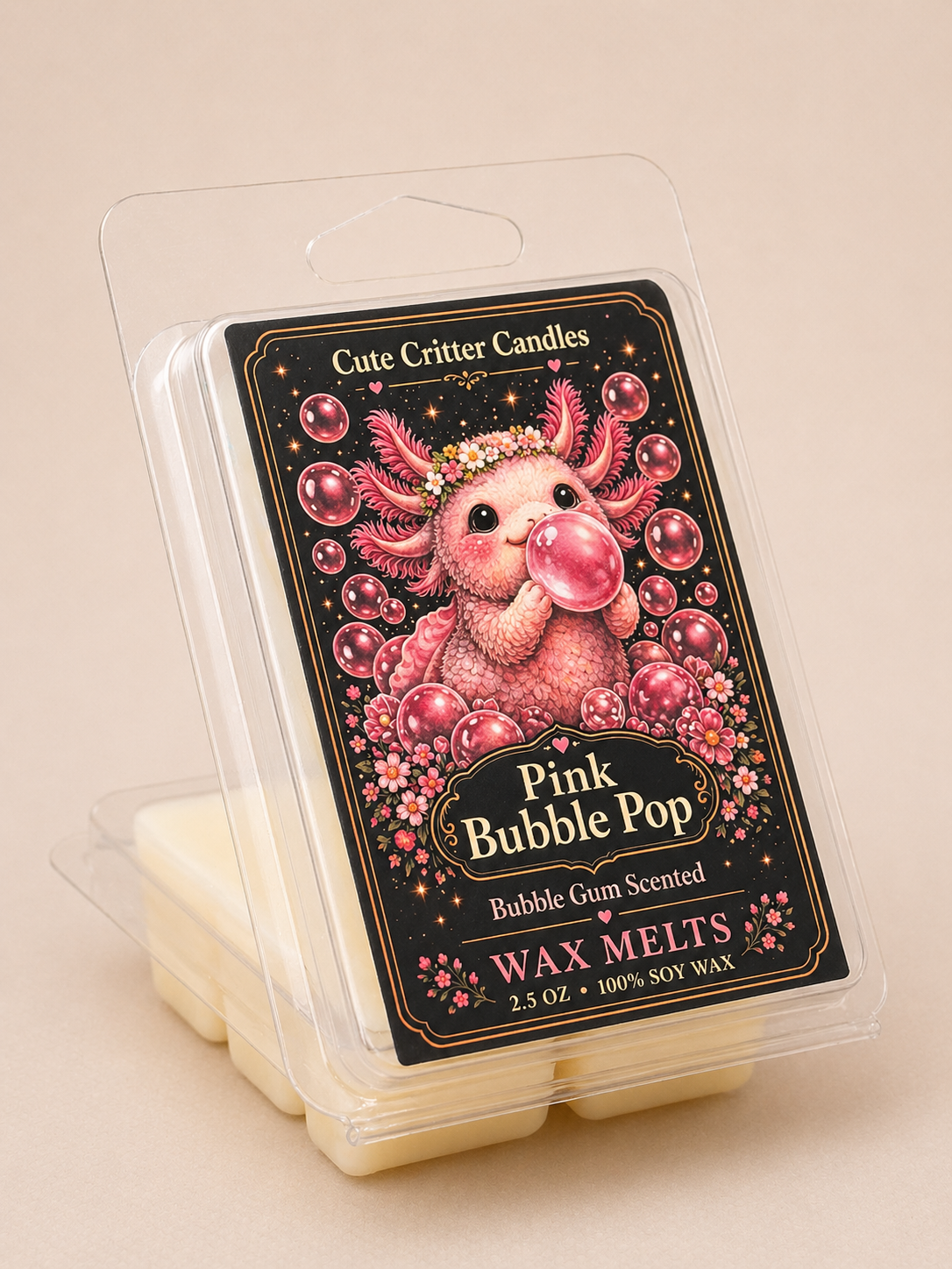 Pink Bubble Pop Wax Melts