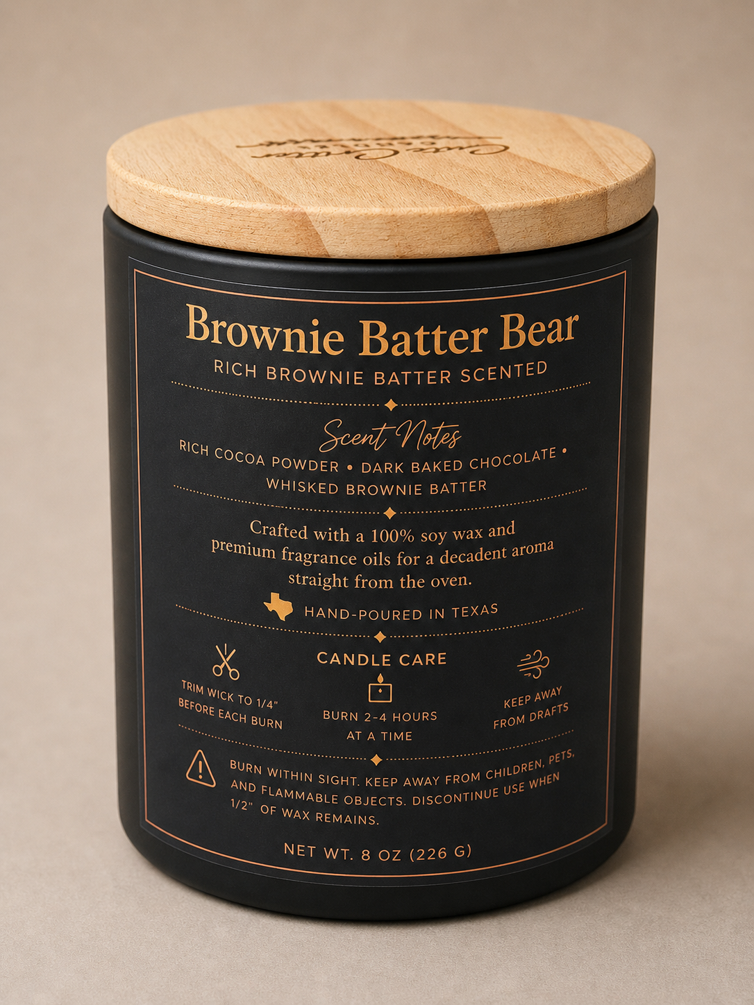 Brownie Batter Bear
