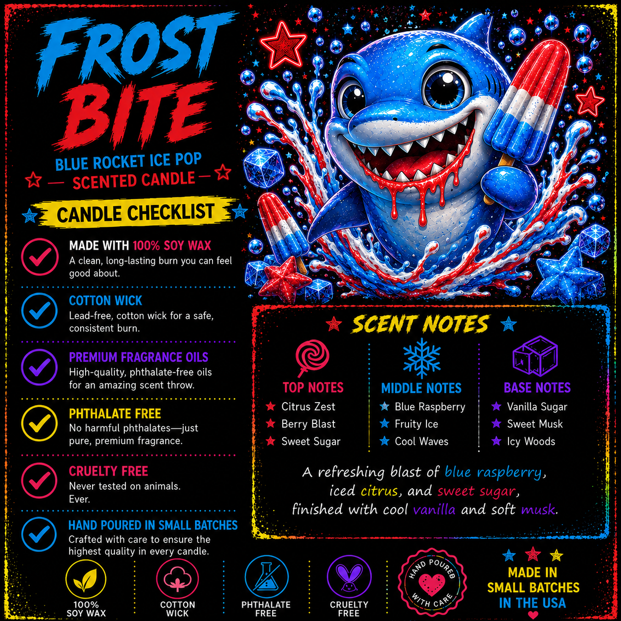 Frost Bite - Blue Rocket Ice Pop
