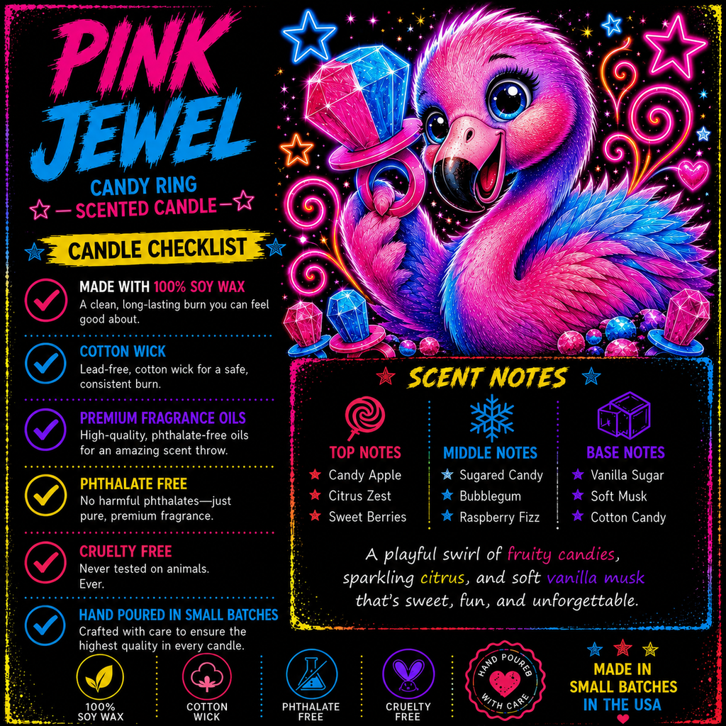 Pink Jewel - Candy Ring