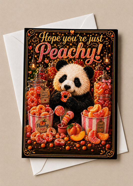 Just Peachy Greeting Card