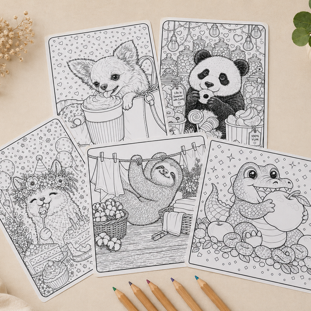 Critter Coloring Sheets