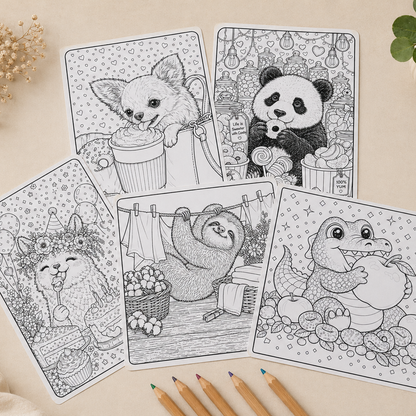 Critter Coloring Sheets