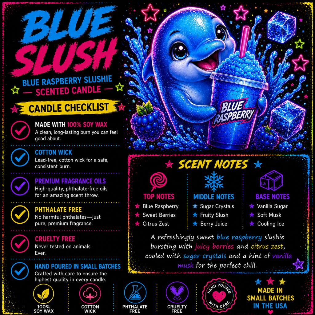 Blue Slush - Blue Raspberry Slushie