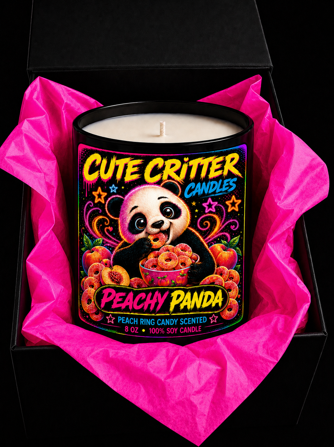 Peachy Panda - Peach Ring Candy