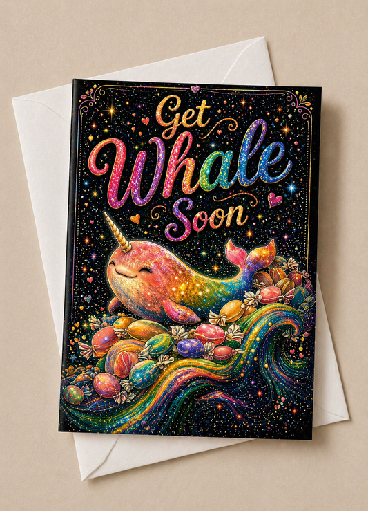 Get Whale Soon Greeting Card