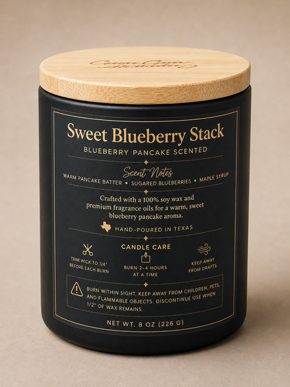 Sweet Blueberry Stack