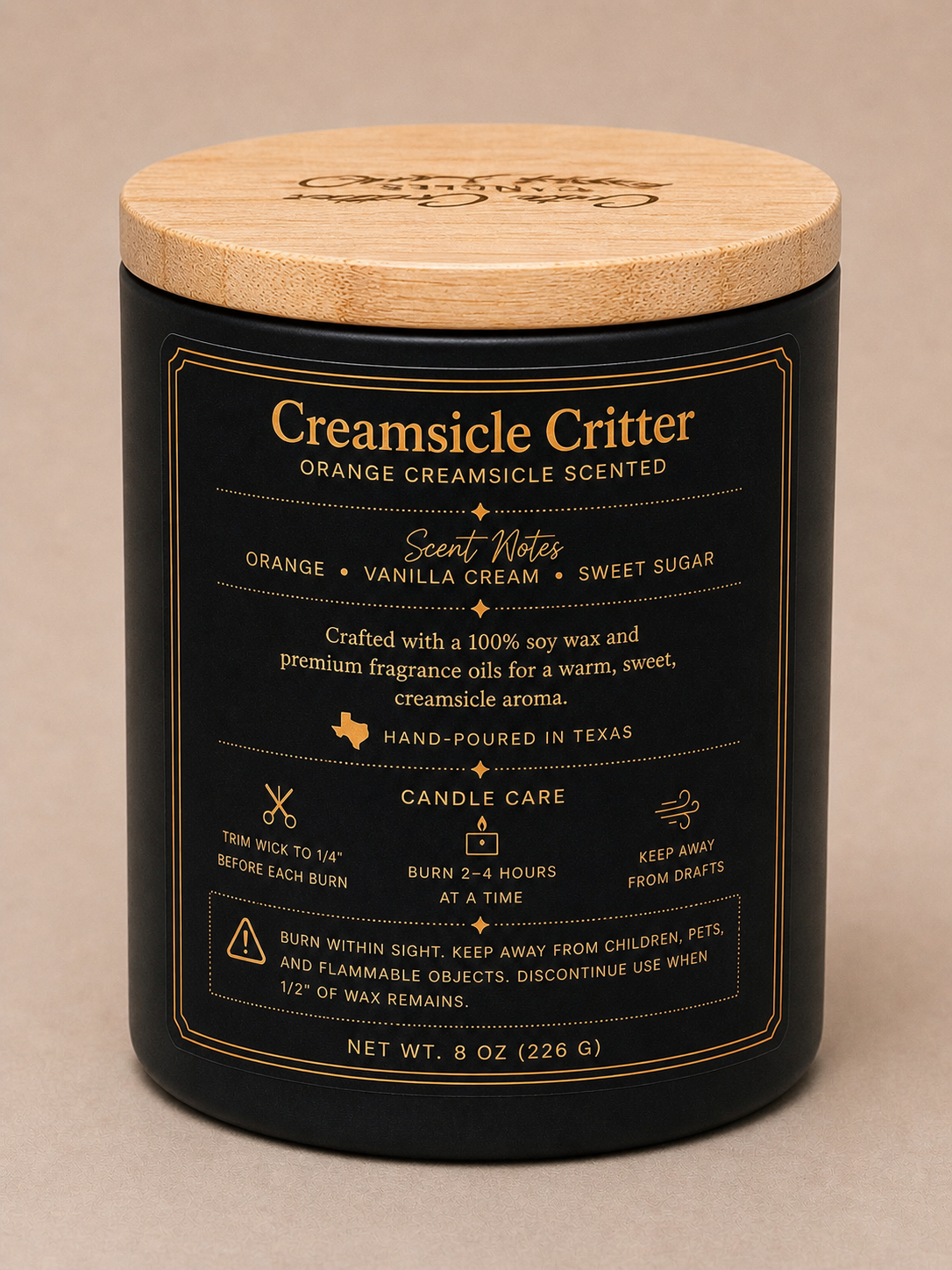 Creamsicle Critter