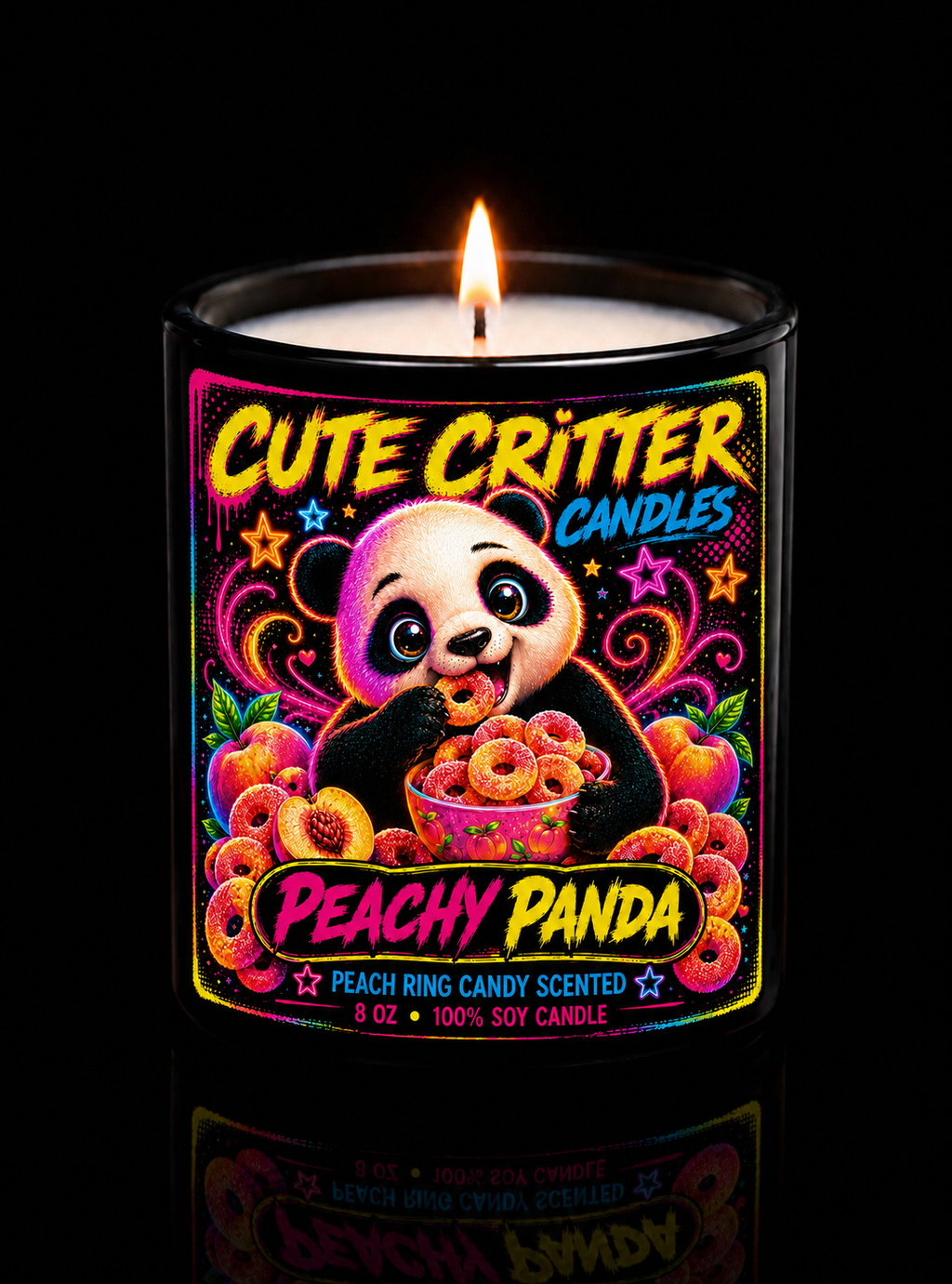 Peachy Panda - Peach Ring Candy