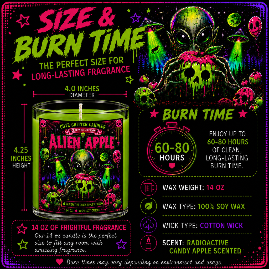Alien Apple - Green Candy Apple